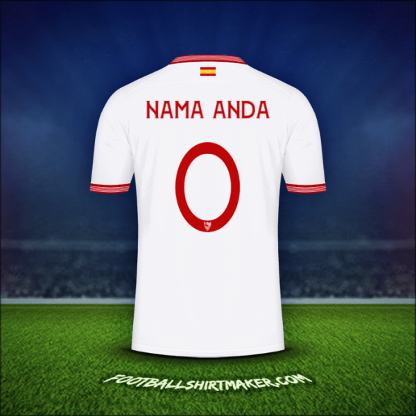 Jersey Sevilla FC Cup 2023/2024 -  nama anda - 0