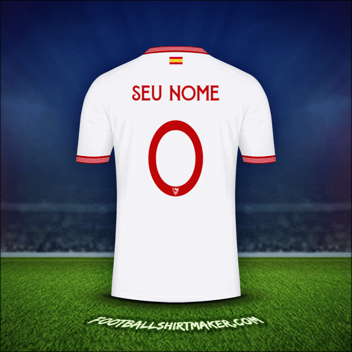 Camisa Sevilla FC Cup 2023/2024 -  seu nome - 0