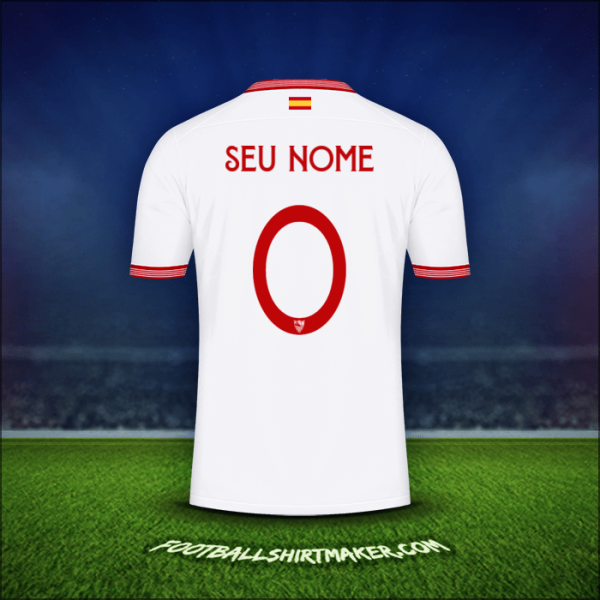 Camisa Sevilla FC Cup 2023/2024 -  seu nome - 0