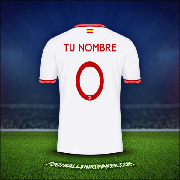 Camiseta Sevilla FC Cup 2023/2024 -  tu nombre - 0