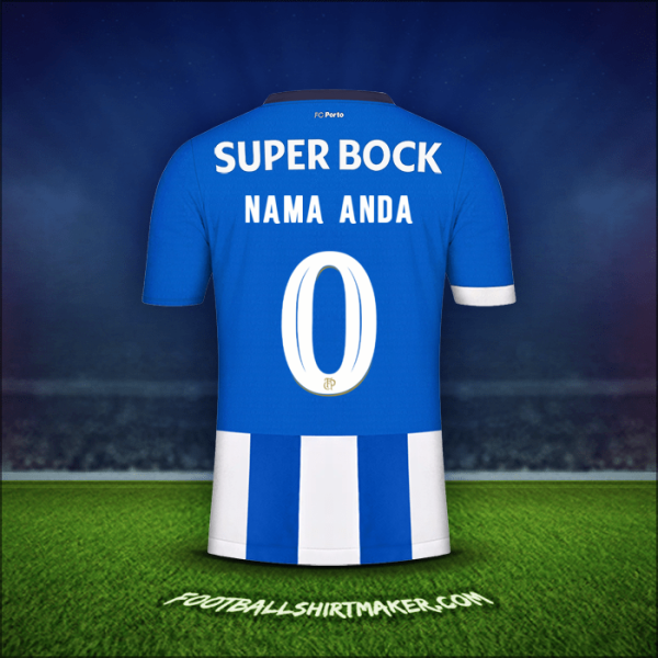 Jersey FC Porto Cup 2023/2024 -  nama anda - 0