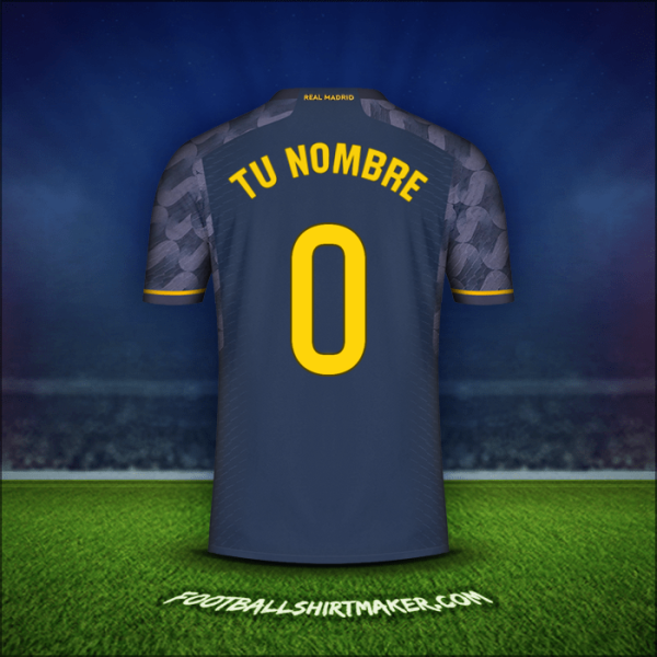 Jersey Real Madrid CF 2023/2024 Visita -  tu nombre - 0
