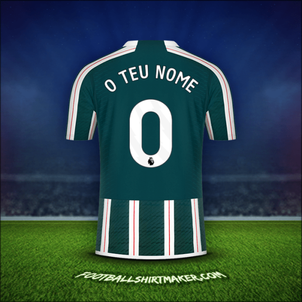 Camisola Manchester United 2023/2024 Alternativa -  o teu nome - 0