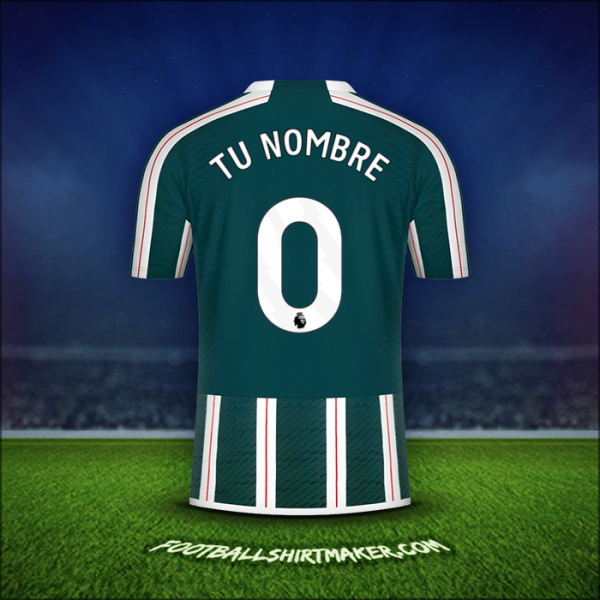 Camiseta Manchester United 2023/2024 Visita -  tu nombre - 0