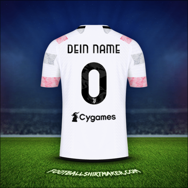 Trikot Juventus FC 2023/2024 Auswärts -  dein name - 0