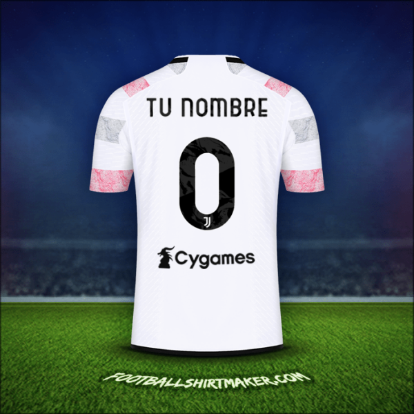 Camiseta Juventus FC 2023/2024 Visita -  tu nombre - 0