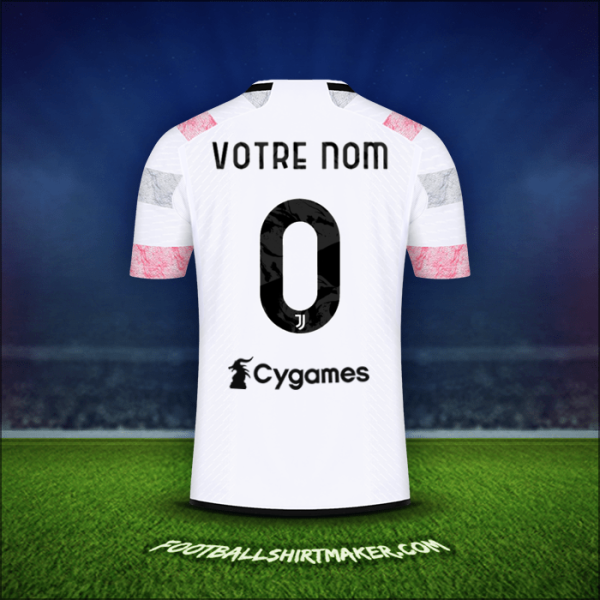 Maillot Juventus FC 2023/2024 Extérieur -  votre nom - 0
