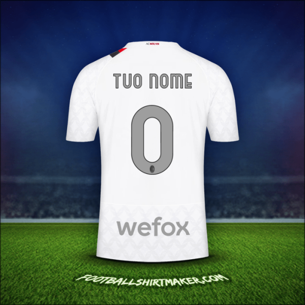 Maglia AC Milan 2023/2024 Seconda -  tuo nome - 0