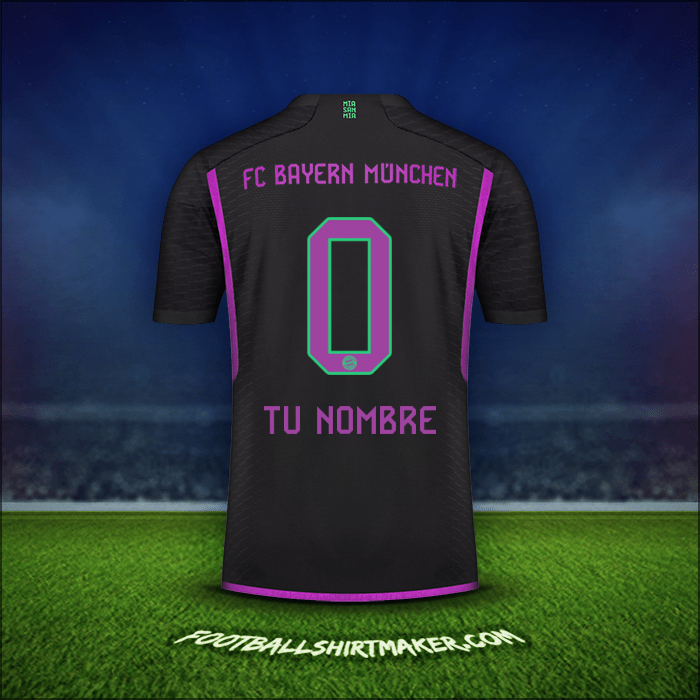 Camiseta FC Bayern Munchen 2023/2024 Visita -  tu nombre - 0