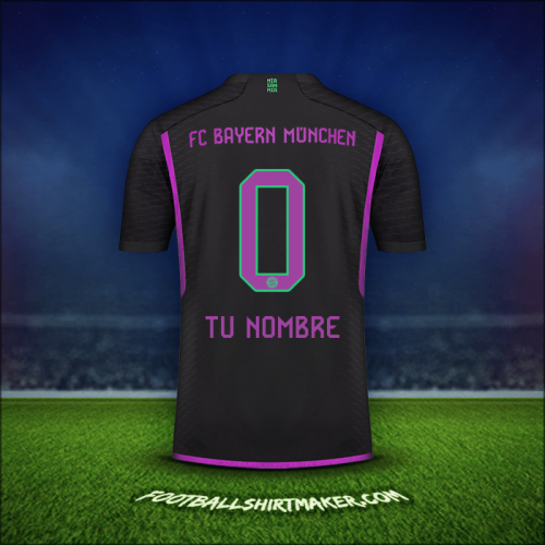 Camiseta FC Bayern Munchen 2023/2024 Visita -  tu nombre - 0
