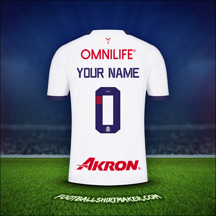 Jersey Guadalajara 2023/2024 Away -  your name - 0