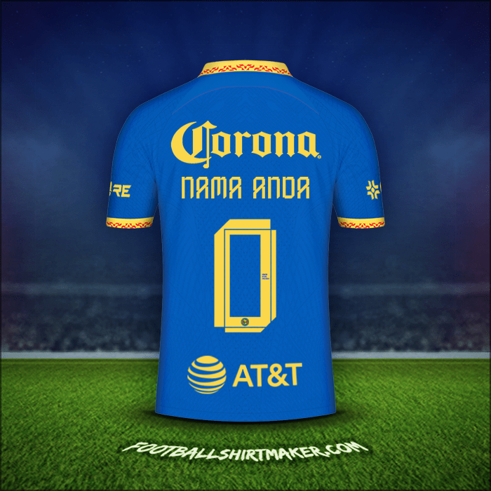 Jersey Club America 2023/2024 Alternatif -  nama anda - 0