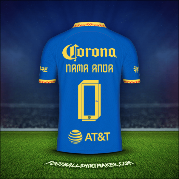 Jersey Club America 2023/2024 Alternatif -  nama anda - 0