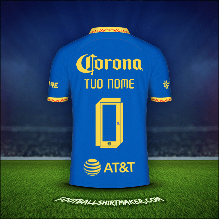 Maglia Club America 2023/2024 Seconda -  tuo nome - 0
