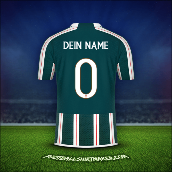 Trikot Manchester United Cup 2023/2024 Auswärts -  dein name - 0