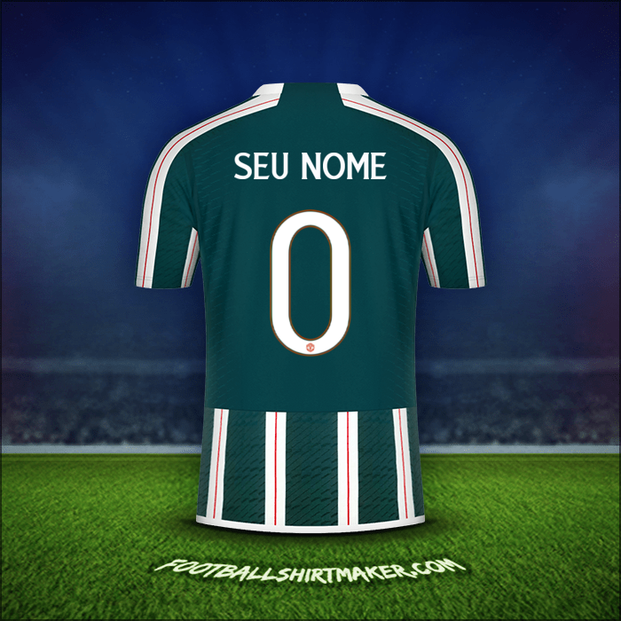 Camisa Manchester United Cup 2023/2024 Alternativa -  seu nome - 0