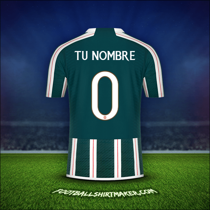 Camiseta Manchester United Cup 2023/2024 Visita -  tu nombre - 0