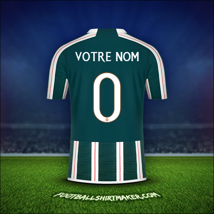 Maillot Manchester United Cup 2023/2024 Extérieur -  votre nom - 0