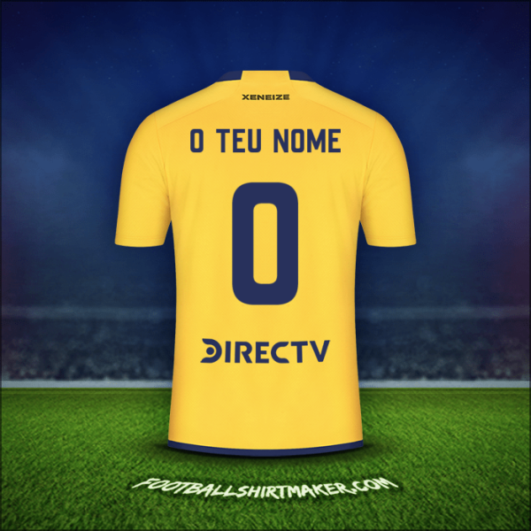 Camisola Boca Juniors 2023/2024 Alternativa -  o teu nome - 0