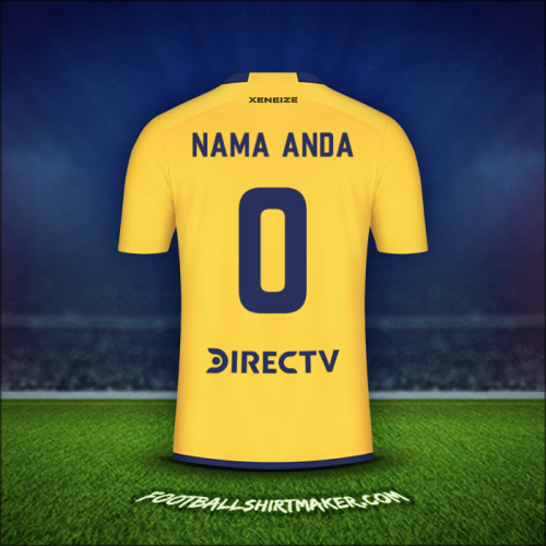 Jersey Boca Juniors 2023/2024 Alternatif -  nama anda - 0
