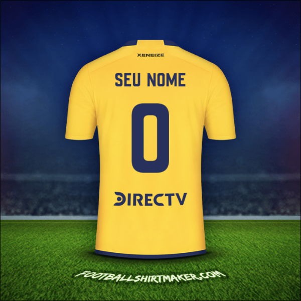 Camisa Boca Juniors 2023/2024 Alternativa -  seu nome - 0