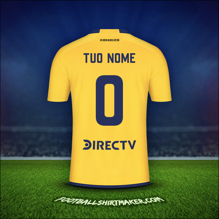 Maglia Boca Juniors 2023/2024 Seconda -  tuo nome - 0