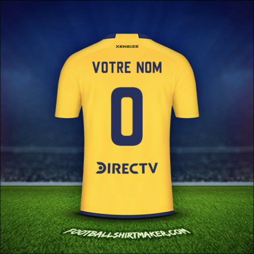 Maillot Boca Juniors 2023/2024 Extérieur -  votre nom - 0