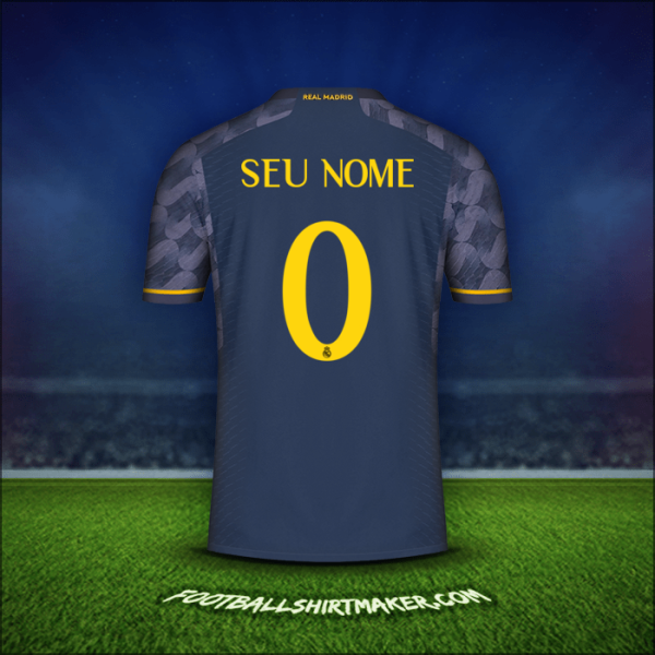 Camisa Real Madrid CF Cup 2023/2024 Alternativa -  seu nome - 0