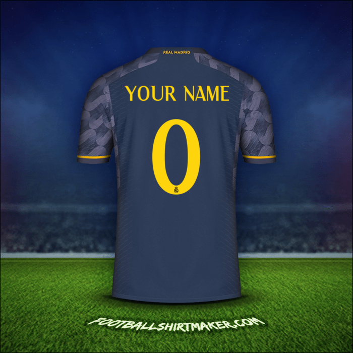 Shirt Real Madrid CF Cup 2023/2024 Away -  your name - 0
