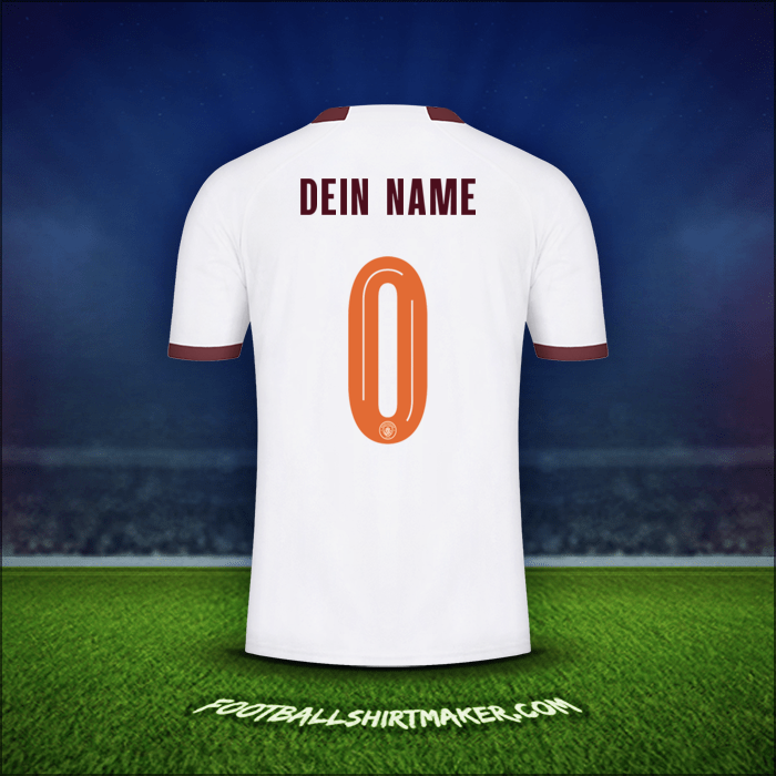 Trikot Manchester City Cup 2023/2024 Auswärts -  dein name - 0