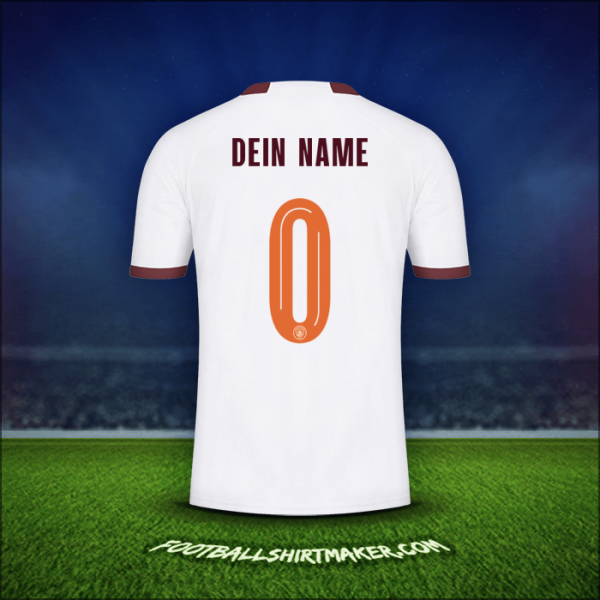Trikot Manchester City Cup 2023/2024 Auswärts -  dein name - 0