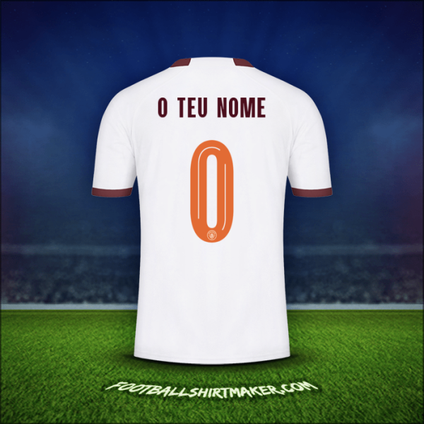 Camisola Manchester City Cup 2023/2024 Alternativa -  o teu nome - 0