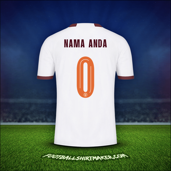 Jersey Manchester City Cup 2023/2024 Alternatif -  nama anda - 0