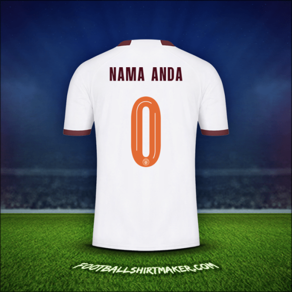 Jersey Manchester City Cup 2023/2024 Alternatif -  nama anda - 0