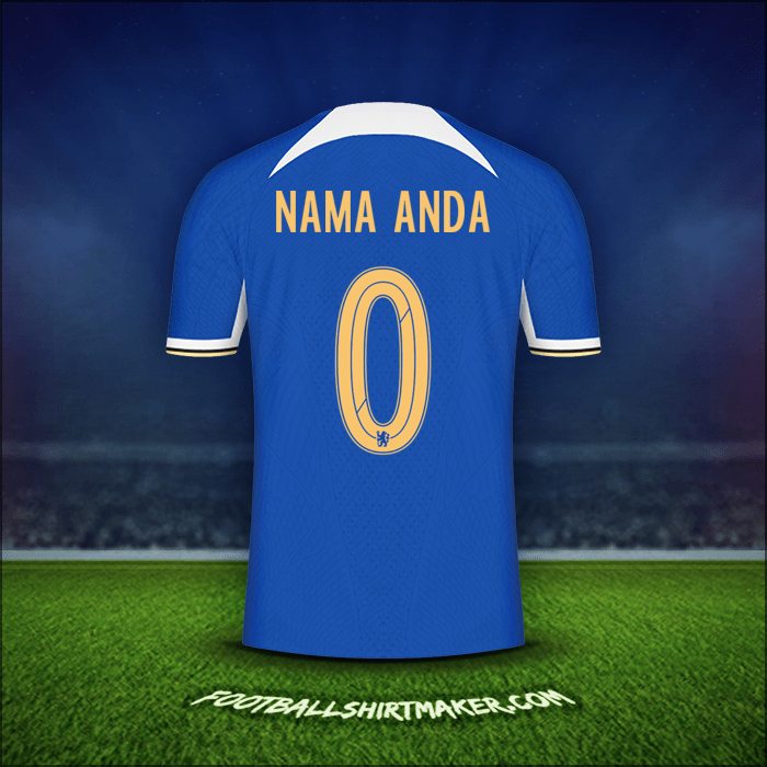 Jersey Chelsea Cup 2023/2024 -  nama anda - 0