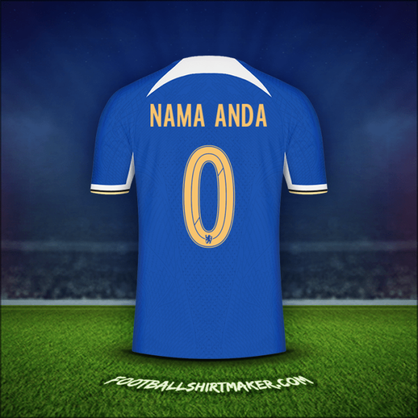 Jersey Chelsea Cup 2023/2024 -  nama anda - 0