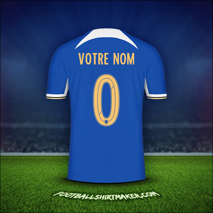 Maillot Chelsea Cup 2023/2024 -  votre nom - 0