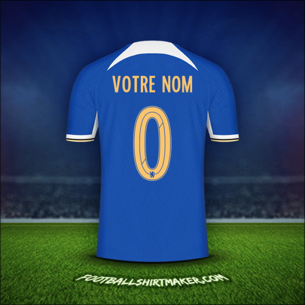 Maillot Chelsea Cup 2023/2024 -  votre nom - 0