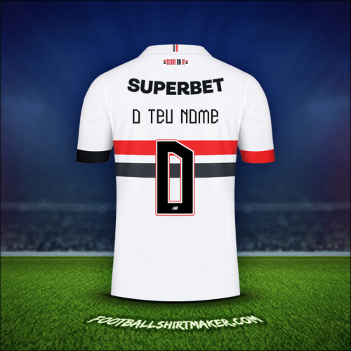 Camisola Sao Paulo FC 2024 -  o teu nome - 0