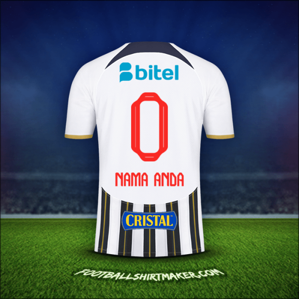Jersey Club Alianza Lima 2024 -  nama anda - 0