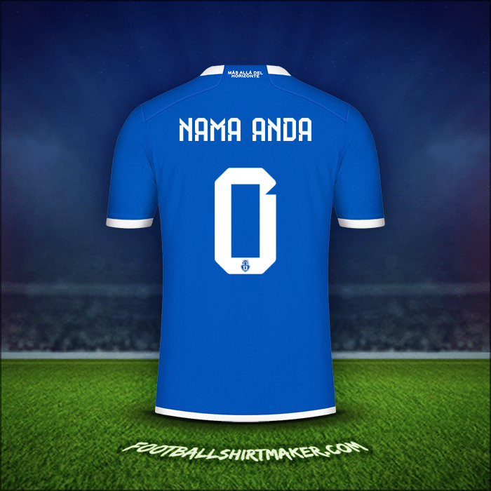 Jersey Universidad de Chile 2024 -  nama anda - 0