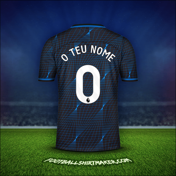Camisola Chelsea 2023/2024 Alternativa -  o teu nome - 0