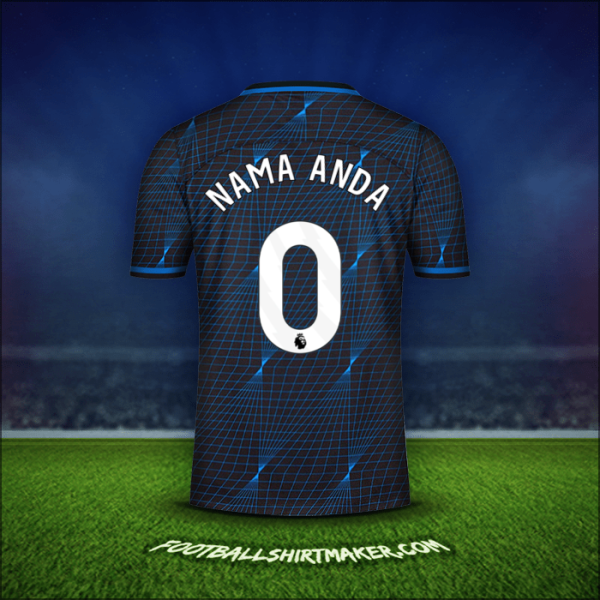Jersey Chelsea 2023/2024 Alternatif -  nama anda - 0