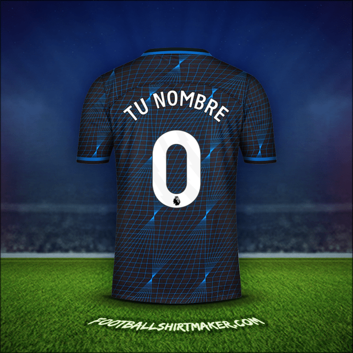Jersey Chelsea 2023/2024 Visita -  tu nombre - 0