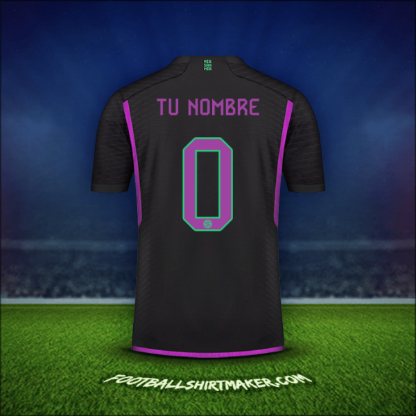 Jersey FC Bayern Munchen Cup 2023/2024 Visita -  tu nombre - 0