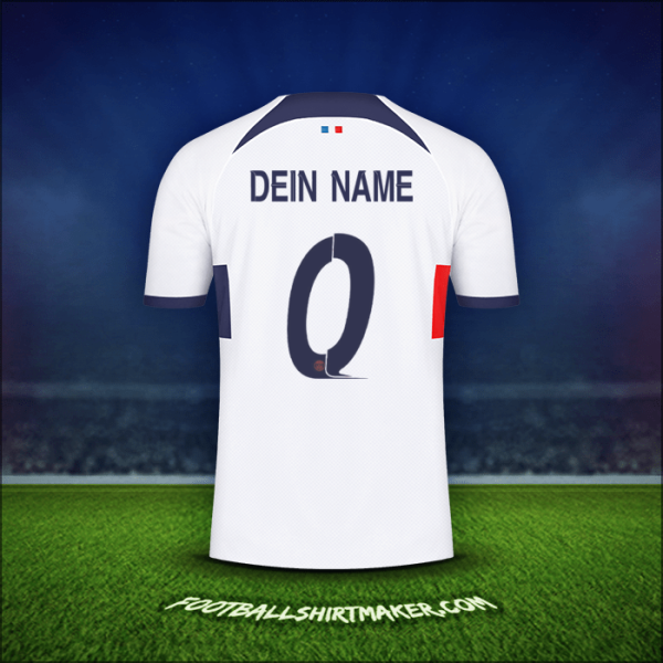 Trikot Paris Saint Germain Cup 2023/2024 Auswärts -  dein name - 0