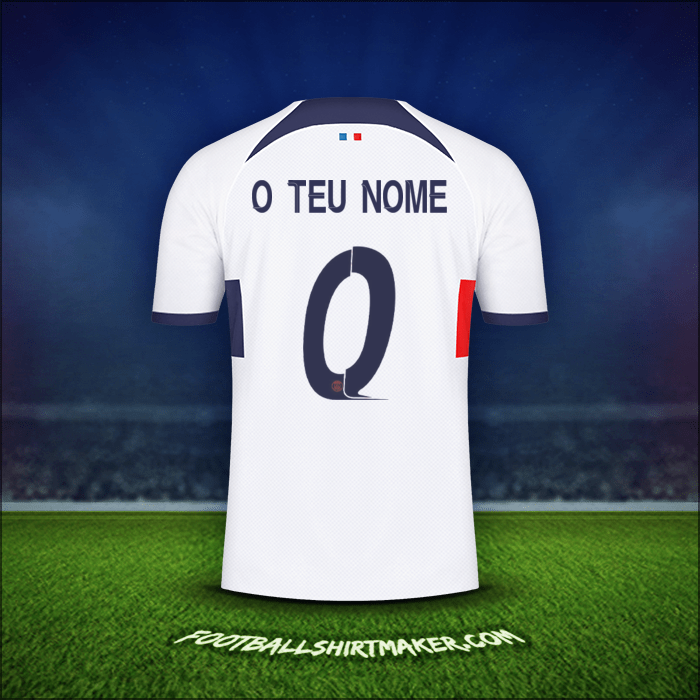 Camisola Paris Saint Germain Cup 2023/2024 Alternativa -  o teu nome - 0