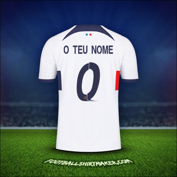 Camisola Paris Saint Germain Cup 2023/2024 Alternativa -  o teu nome - 0