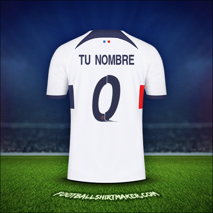 Jersey Paris Saint Germain Cup 2023/2024 Visita -  tu nombre - 0