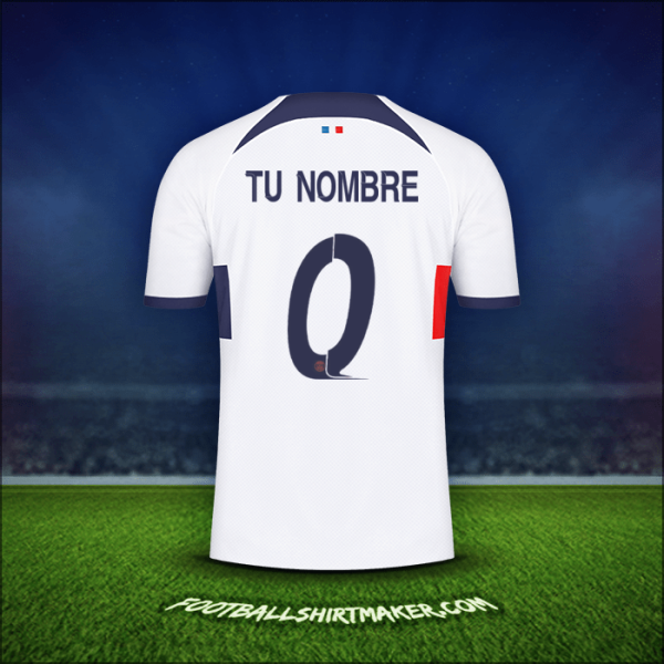 Camiseta Paris Saint Germain Cup 2023/2024 Visita -  tu nombre - 0